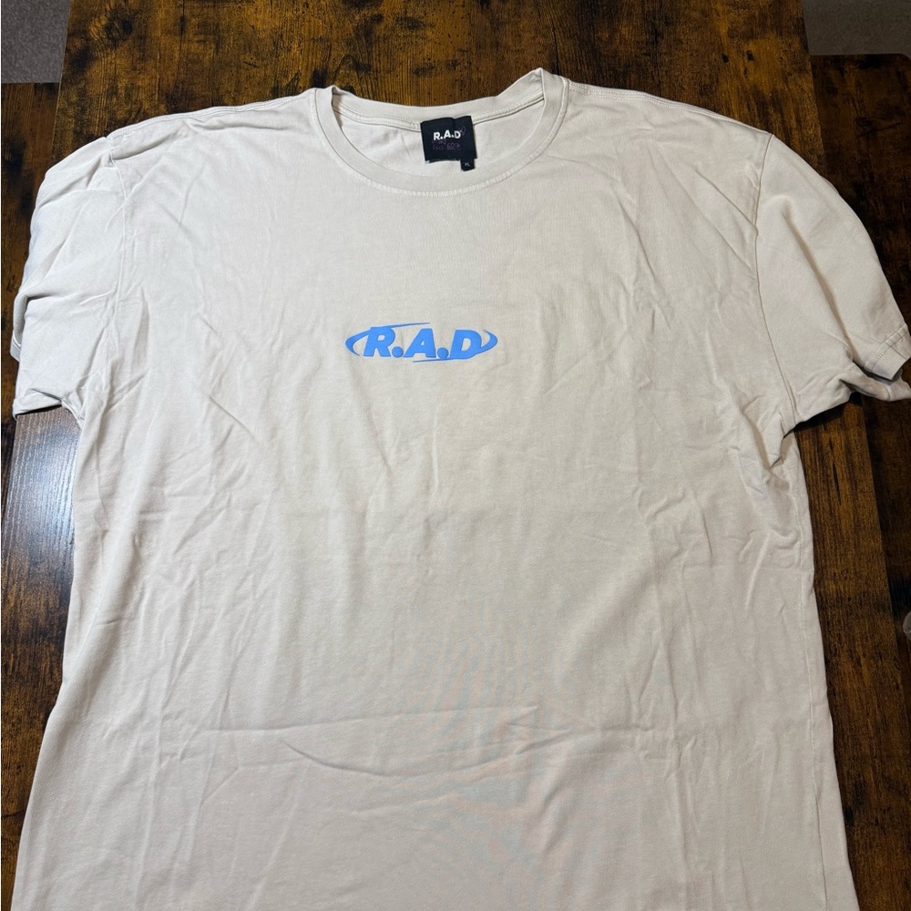 Men's Beige Logo T-Shirt